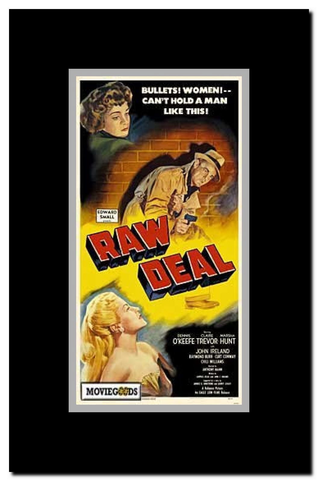 Raw Deal Framed Movie Poster