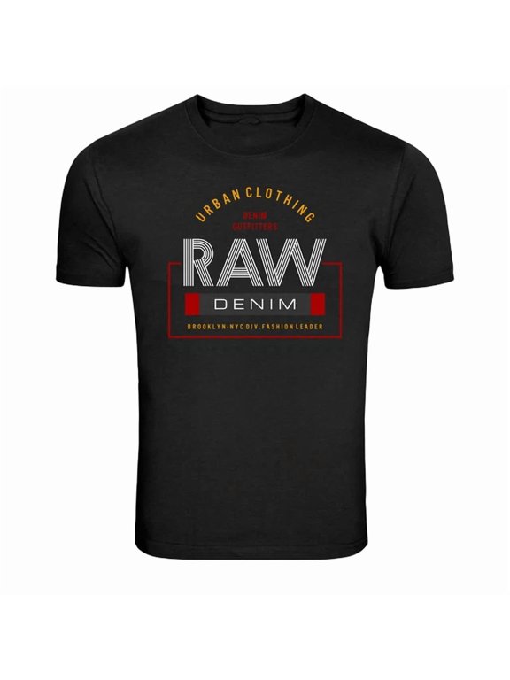 Raw Denim Urban Outfitters Streetwear Graphic Everyday Outfit For Casual Events T-Shirt, Size S-5XL