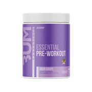 Raw Nutrition Essentials Pre Workout Powder, Sour Grape, 20 Servings