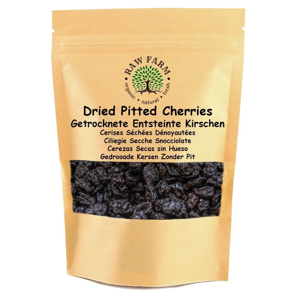 Raw Farm - Dried Pitted Cherries 1 kg No Added Sugar, No Preservatives, 100% Natural, Free From Additives