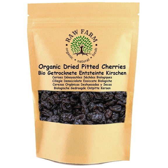 Raw Farm - Organic Dried Pitted Sweet Cherries 1 kg 100% Natural & Additive-Free | No Added Sugar or Sweeteners | Soft, Juicy & Flavourful