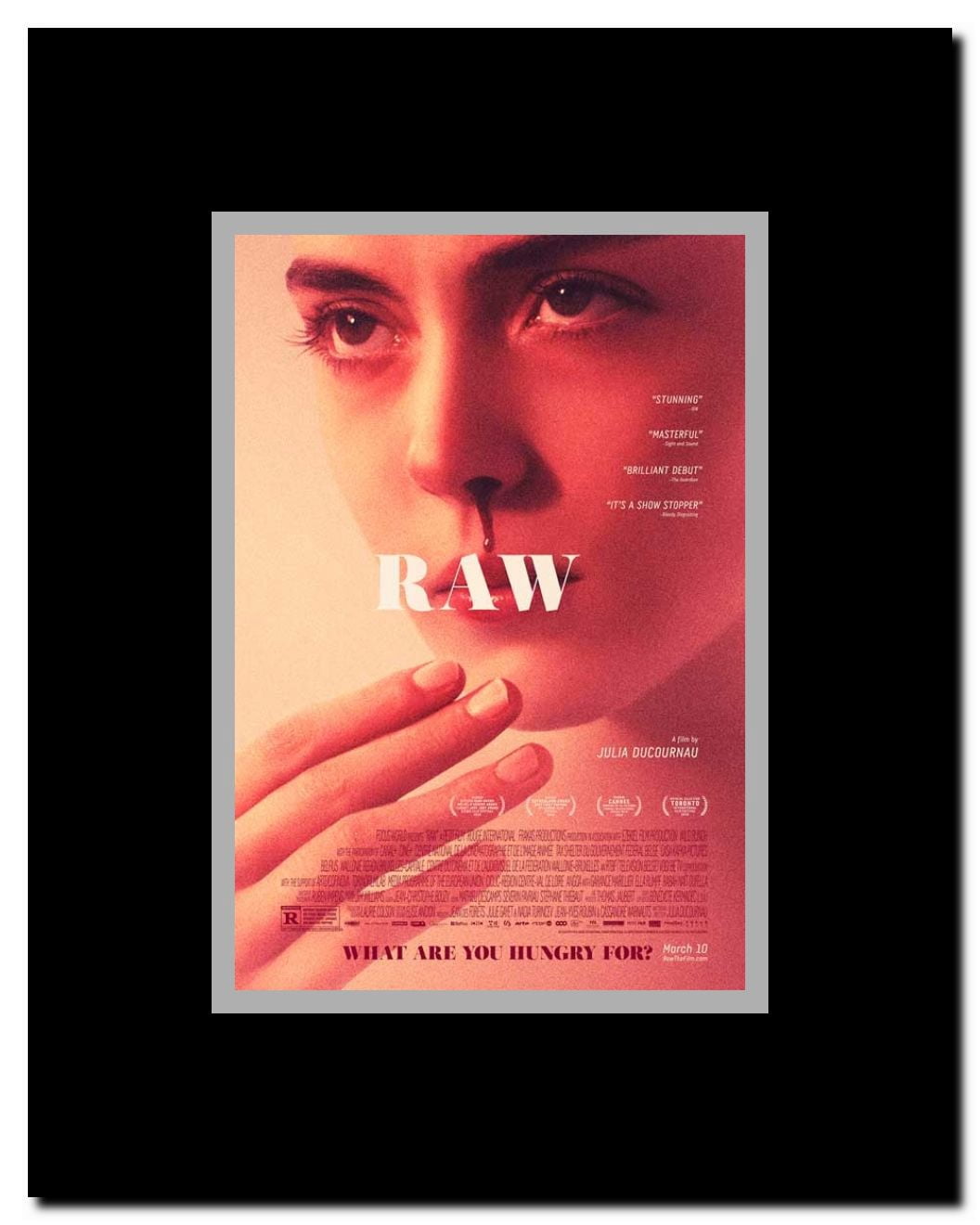 Raw Framed Movie Poster