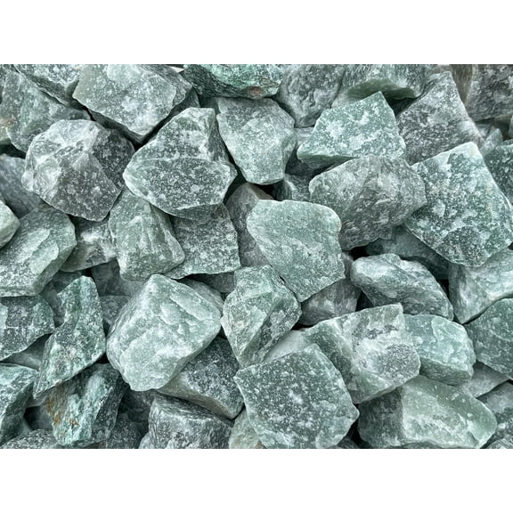 Raw Green Aventurine, Natural Green Aventurine Stone, Rough Green Aventurine, Healing Crystal (Green Aventurine, 0.25 Pound)