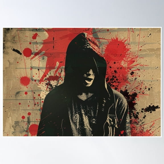 Raw Grunge Aesthetics Design 1 Of 8 Poster Wall Art, Modern Wall Decor, 8x12 UNFRAMED
