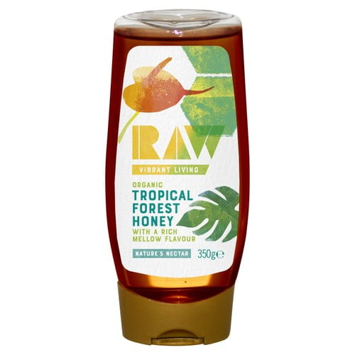 Raw Health Organic Tropical Forest Honey 350g, British Import (Pack of 2)