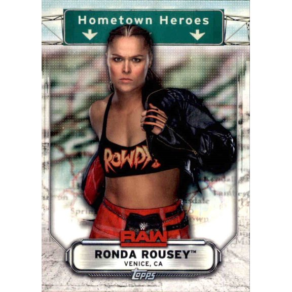 Raw Hometown Heroes #HH-33 WWE Wrestling Card Near Mint Or Better