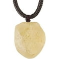 thumbnail image 1 of Raw Libyan Desert Glass Tektite,Golden Libyan Desert Glass Crystal Necklace,Irregular Shape, 1 of 6