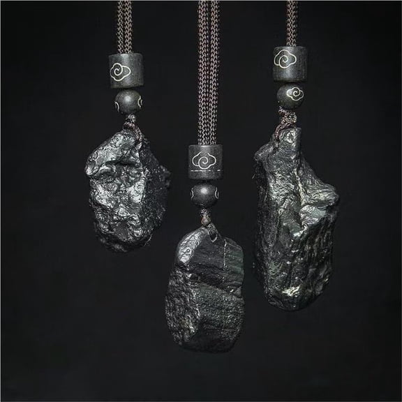 Raw Meteorite Iron Necklace Space Tektites Mineral,Irregular Shape