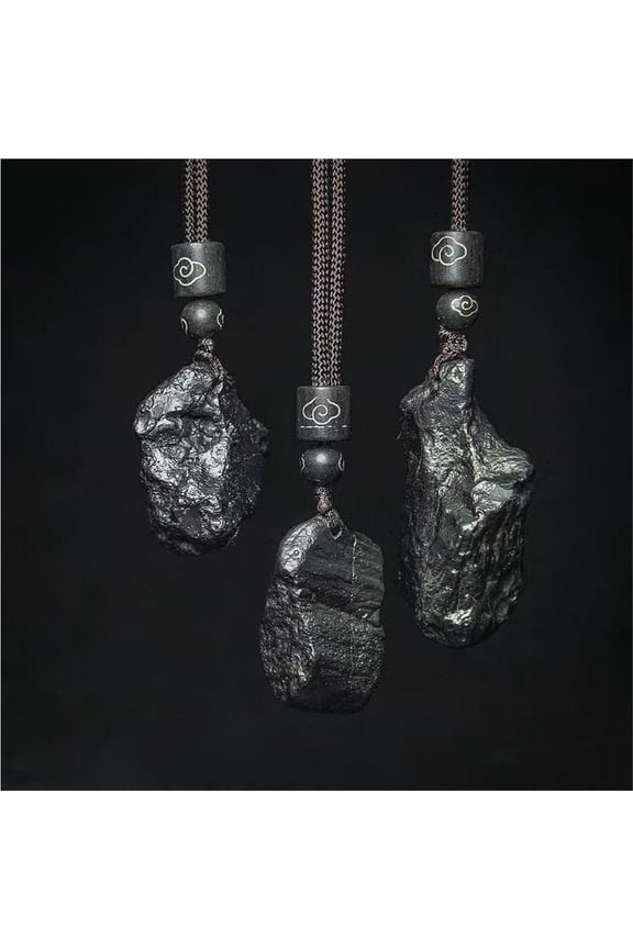 Raw Meteorite Iron Necklace Space Tektites Mineral,Irregular Shape