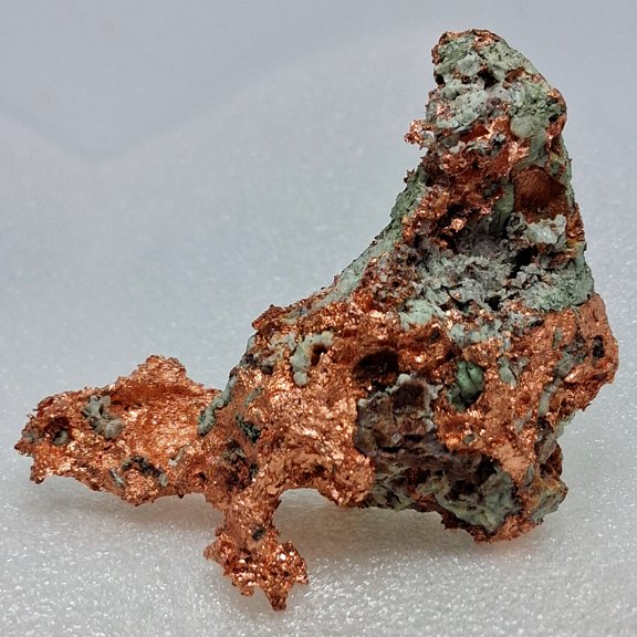Raw Native Copper Specimen With Chrysocolla Large Natural Healing Copper Nugget