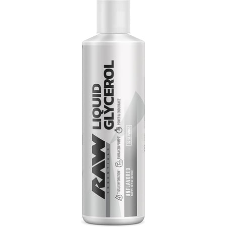 Raw Nutrition Liquid Glycerol Workout Supplement, Unflavored, 32 Servings