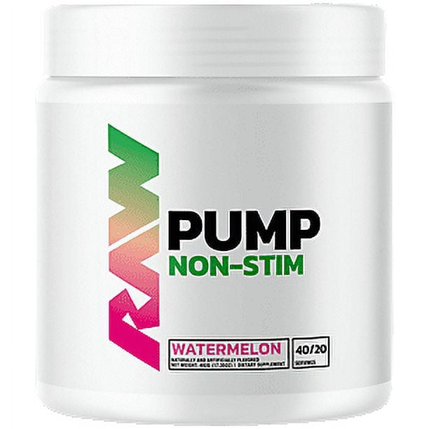 Raw Nutrition Pump, Non-Stim, Watermelon, 16.57 oz (470 g)