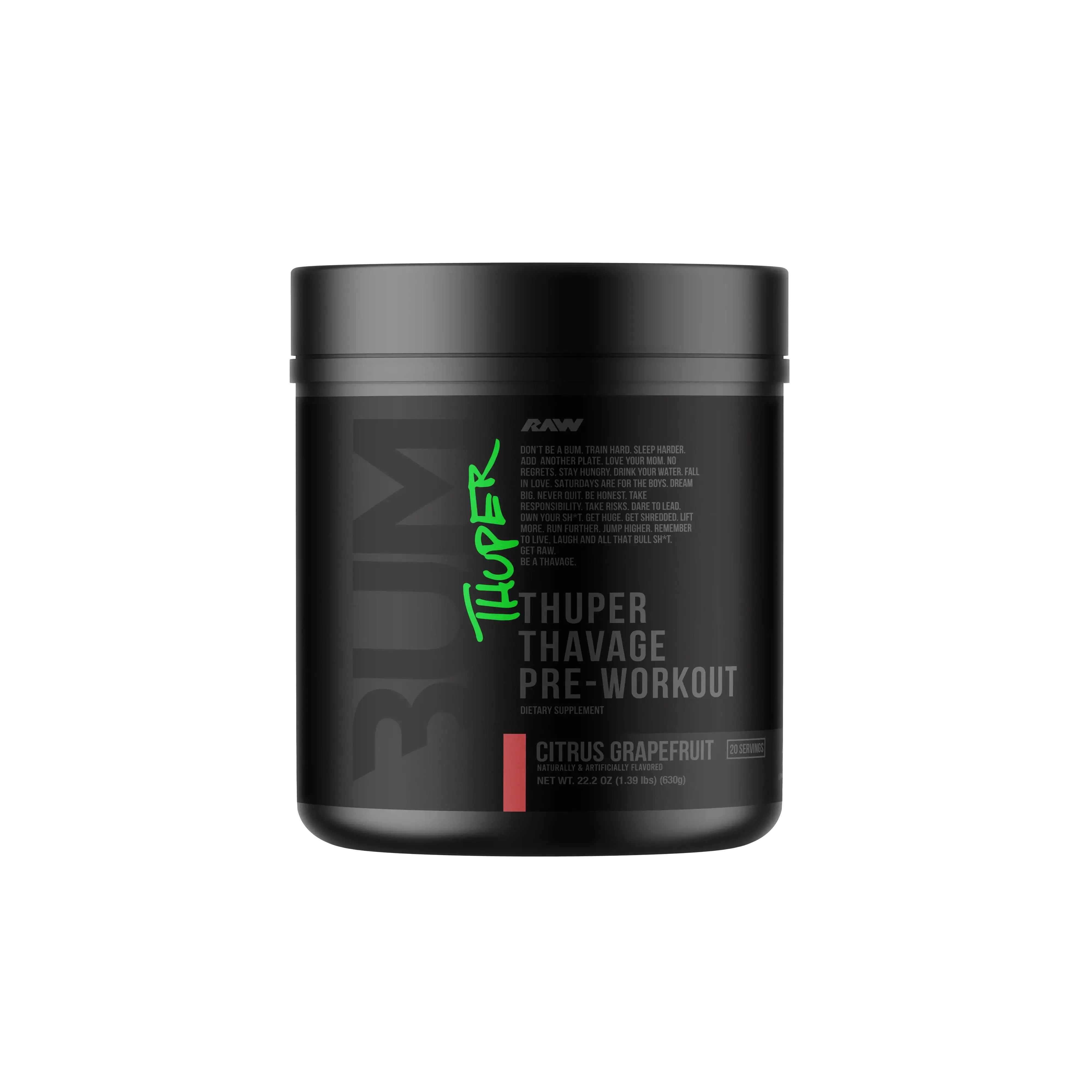 Raw Nutrition x CBUM - THUPER THAVAGE