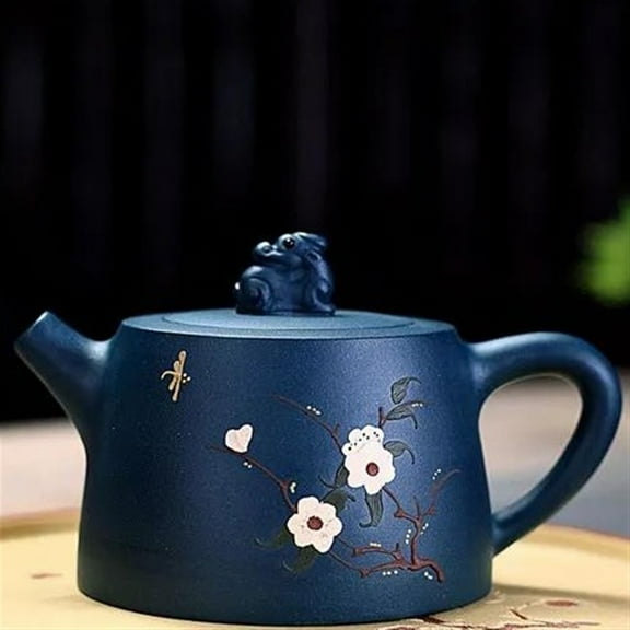 Raw Ore Handmade Tea Set Customized Authentic Tie Guanyin Puer Chinese Yixing Tea Pot Purple Clay Filter Teapot Kettle 200ml