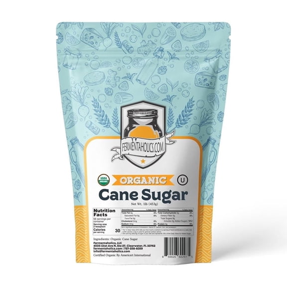 Organic Cane Sugar 1 lb