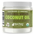 Raw Paws Virgin Organic Coconut Oil for Dogs & Cats, 4oz Treatment