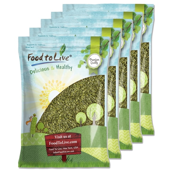 Raw Pepitas (Pumpkin Seeds), Non-GMO Verified, 55 Pounds — Raw, Kosher, Vegan — by Food to Live