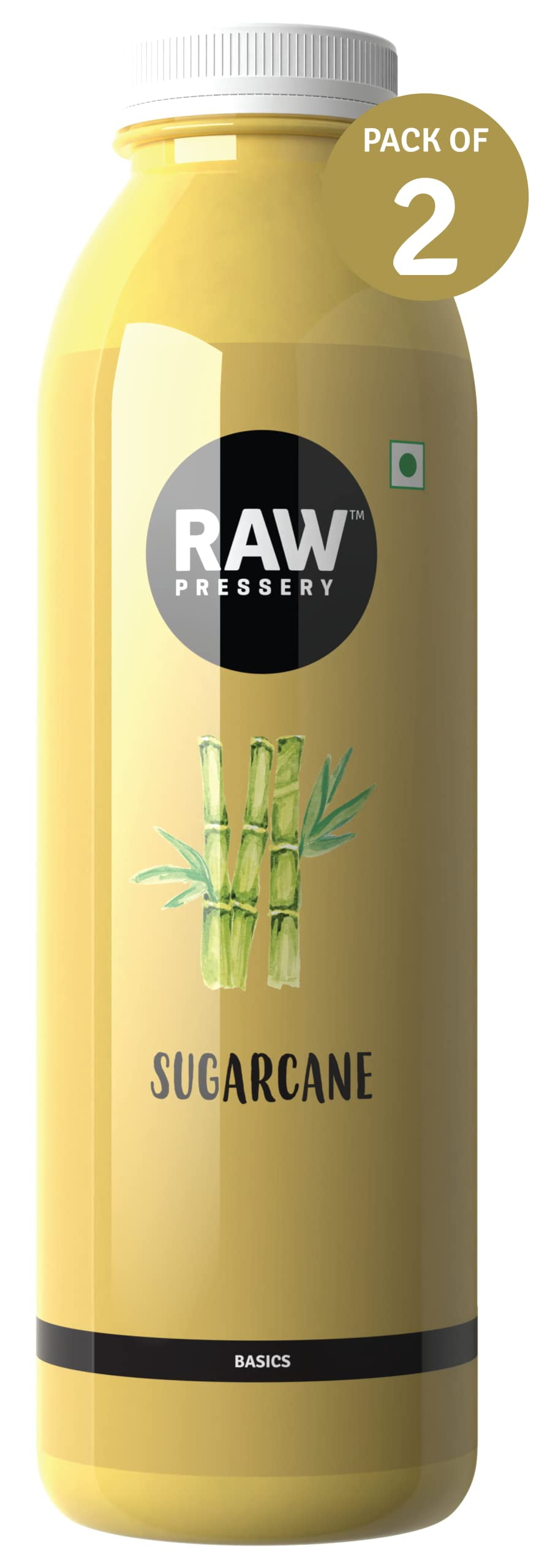 Raw Pressery Sugarcane Juice (2 X 1000Ml) Energy & Immunity Booster