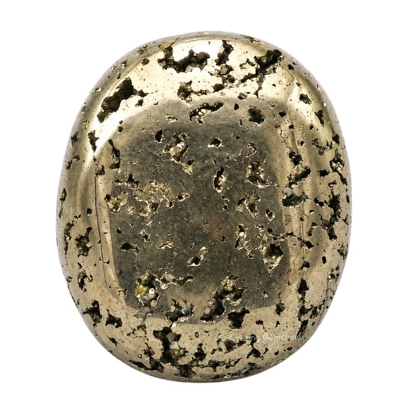 Raw Pyrite Crystal Palm Stone Natural Polished Healing Stone