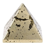 Raw Pyrite Crystal Pyramid – Natural Healing Stone (1.5 Inch)