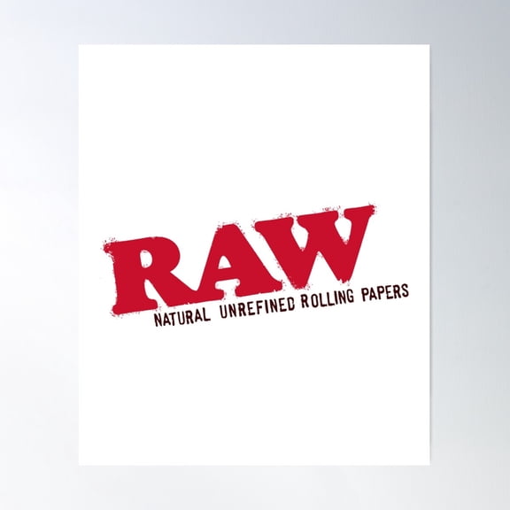 Raw Rolling Papers Poster Wall Art, Poster Only