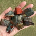 thumbnail image 1 of Raw Rough African Blood Stone Chunks Healing Crystal Rocks for Jewelry DIY Gifts, 1 of 2