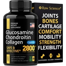 Raw Science | Glucosamine Chondroitin MSM Triple Strength | Joint Health Supplement | Cruelty Free | 120 Capsules