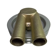 Raw Sea Water Pump for Volvo Penta Double V Belt Pulley 21214596 ,3858229 by FASWORX