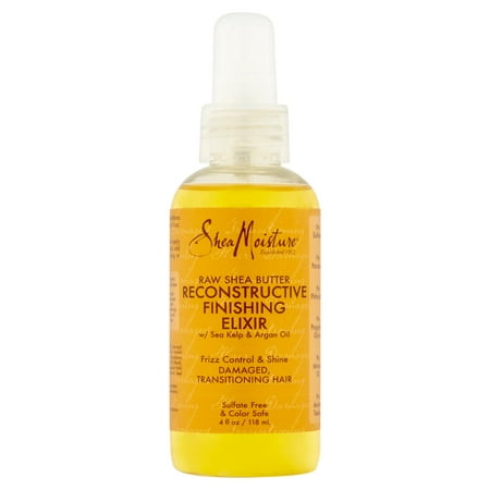 Raw Shea Butter Reconstructive Finishing Elixir by Shea Moisture for Unisex - 4 oz Spray