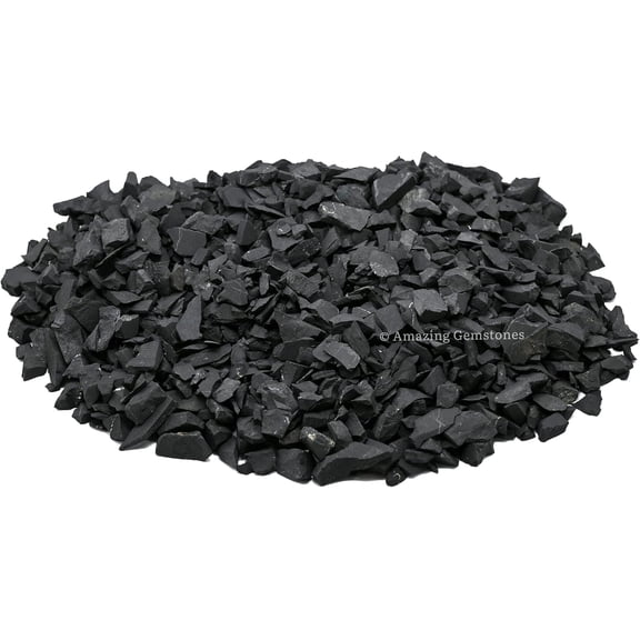 Raw Shungite Stones  Natural Carbon Rocks for Water Use, Purification, Decor & DIY Crafts (1 LB)