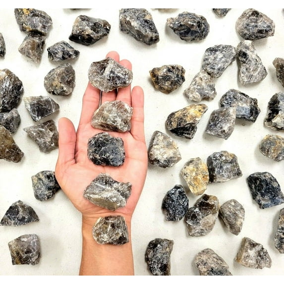 Raw Smoky Quartz Crystals Bulk Rough Stones for Tumbling Lapidary and Healing