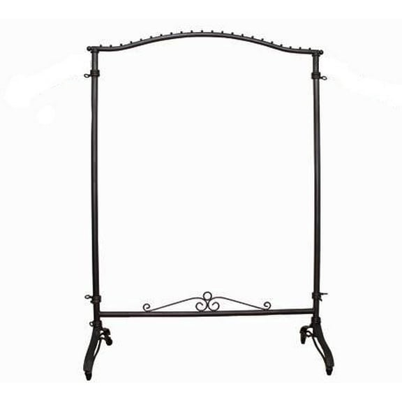 Raw Steel Decorative Rolling Rack