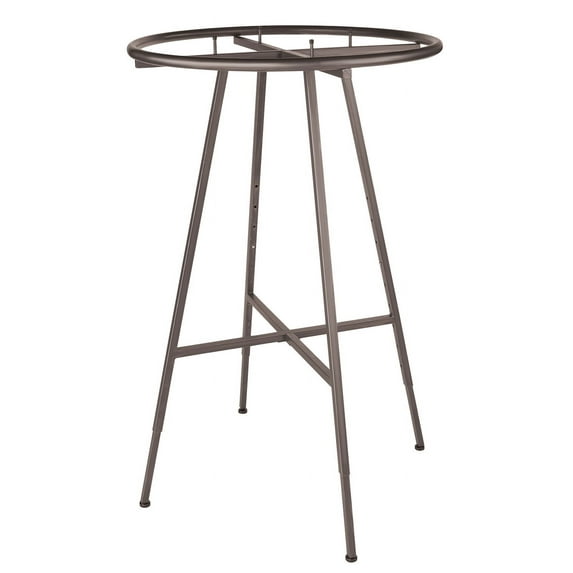 SSWBasics Raw Steel Round Rack