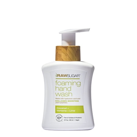Raw Sugar Foaming Hand Soap Coconut + Verbena + Lime 12.0 fl. Oz.