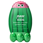 Raw Sugar Kids Bubble Bath + Body Wash - Watermelon Lemonade, 12 fl oz