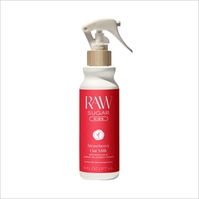 Raw Sugar Kids Leave-In Conditioning Detangler Spray - Strawberry + Oat Milk, 6 fl oz