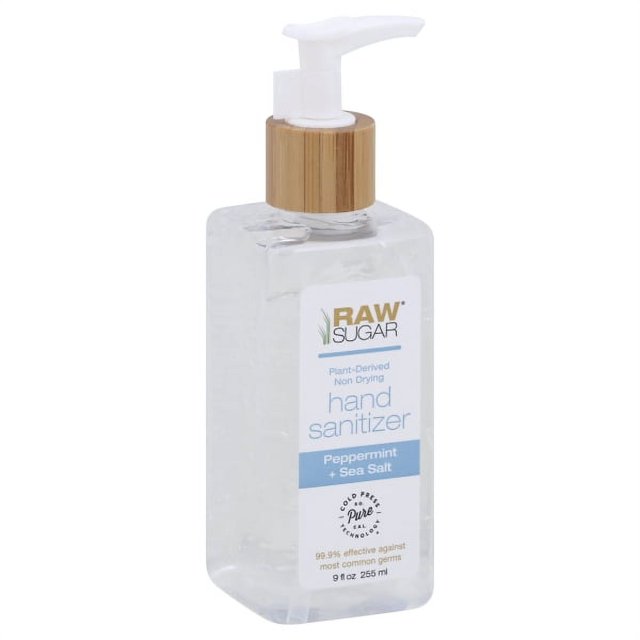 Raw Sugar Living Hand Sanitizer Peppermint + Sea Salt