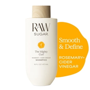 Raw Sugar The Mighty Curl Shampoo, Rosemary + Cider Vinegar, 16 fl oz