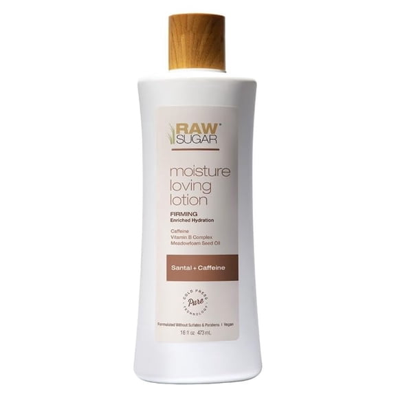 Raw Sugar Moisture Loving Lotion | Santal + Caffeine | 16 fl oz