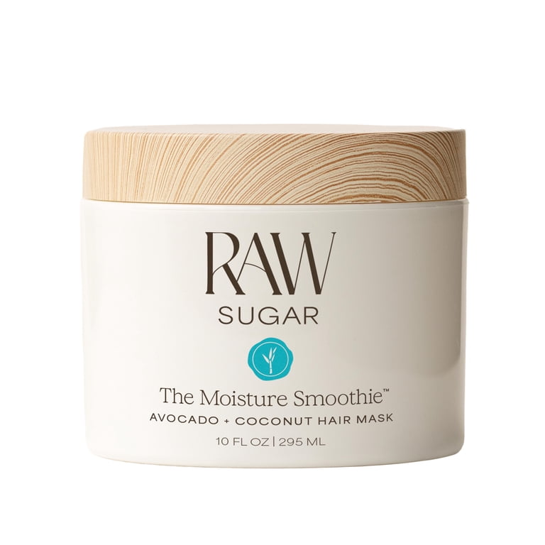 Raw Sugar The Moisture Smoothie Hair Mask, Avocado + Coconut, 10