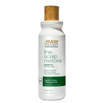 Raw Sugar Scalp Restore Shampoo, Jojoba + Aloe + Niacinamide, 18 fl oz
