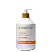 Raw Sugar Simply Hand Wash, Raw Coconut + Mango Hand Soap, 16.9 fl oz