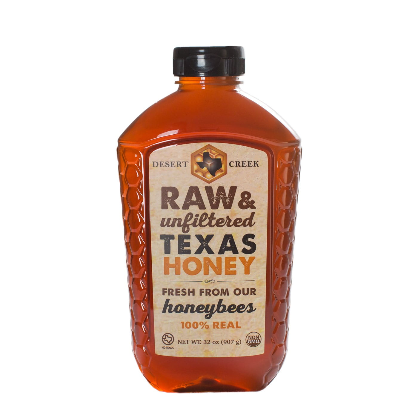 Raw Texas Honey, 32oz by Desert Creek, Non-GMO and Kosher - Walmart.com