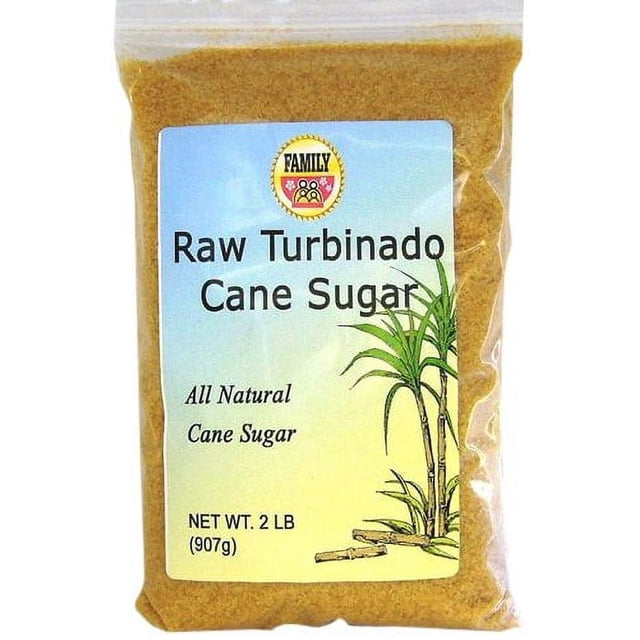 Raw Turbinado Cane Sugar Gold 5 lbs. from Family Food Hawaii