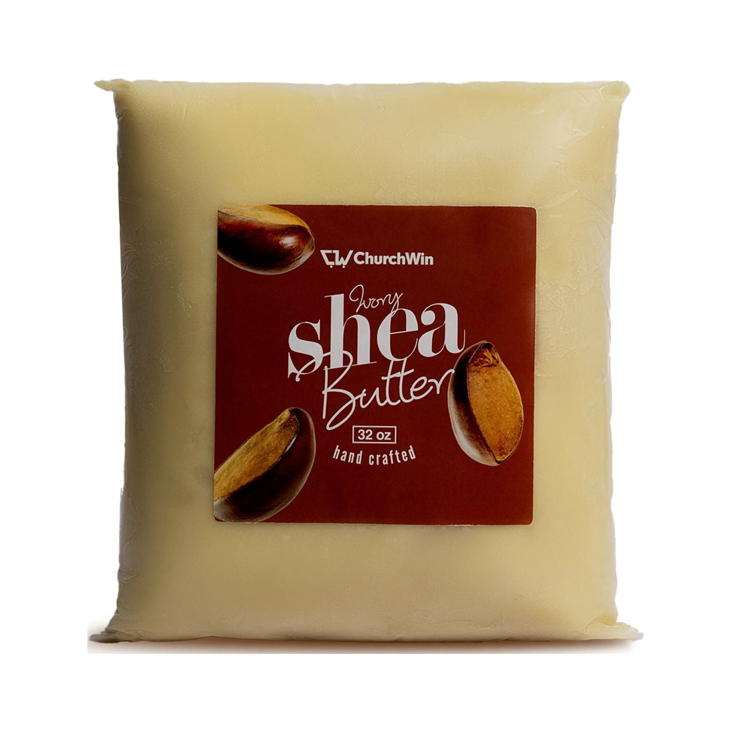 Raw Unrefined Ivory Shea Butter, 32oz, Essential Body Butter.