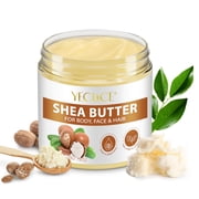 Raw Shea Butter for Skin, 100% Pure Unrefined Shea Butter for Face Body and Hair, Natural Moisturizer for Dry Skin, 7.8 oz