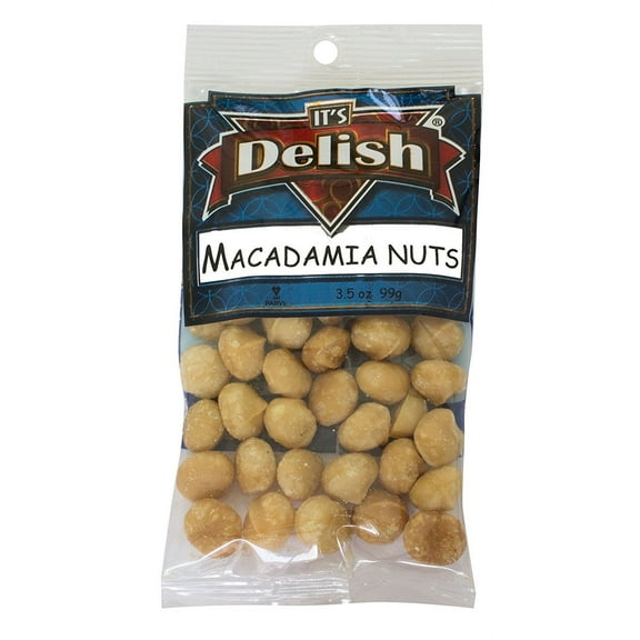 Raw Unsalted Macadamia Nuts by Its Delish, 3.5 oz bag