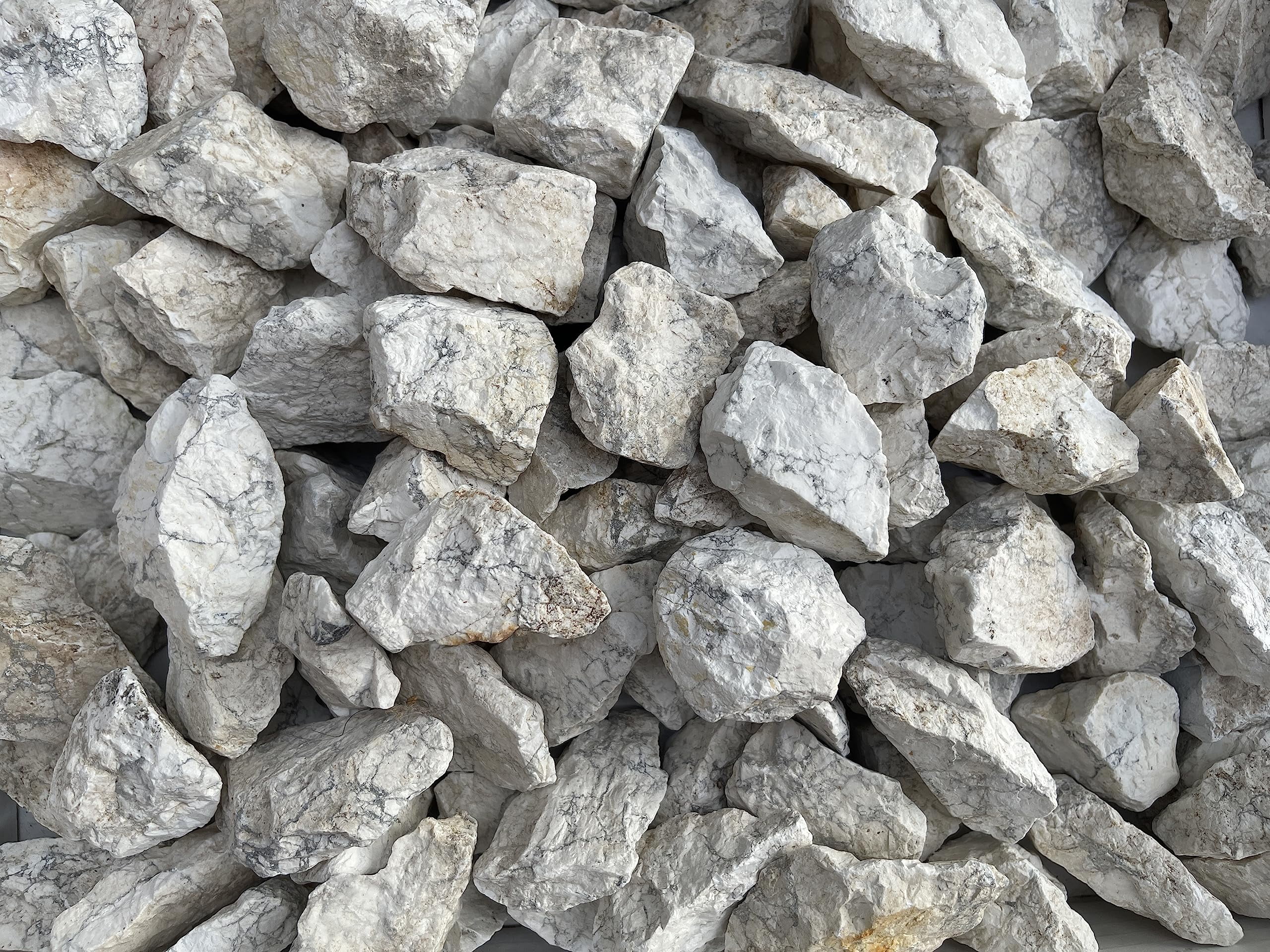 WHOLESALE Raw White Howlite, Natural White Howlite Stone, Natural Rough ...