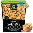 thumbnail image 1 of Nut Cravings Raw Whole Cashews, Unsalted, Shelled (32oz - 2 lbs) Bulk Cashew Fresh Nuts, 1 of 9