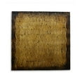 thumbnail image 1 of Raw Wood Look Finish Square Medium Wall Art, Gold, 1 of 1